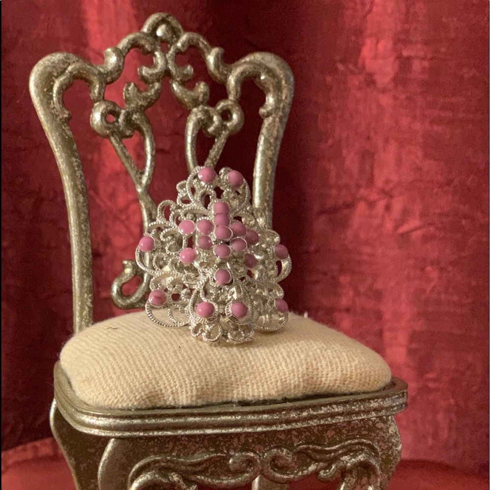 $5 Laced Silver Mini Drop Rings